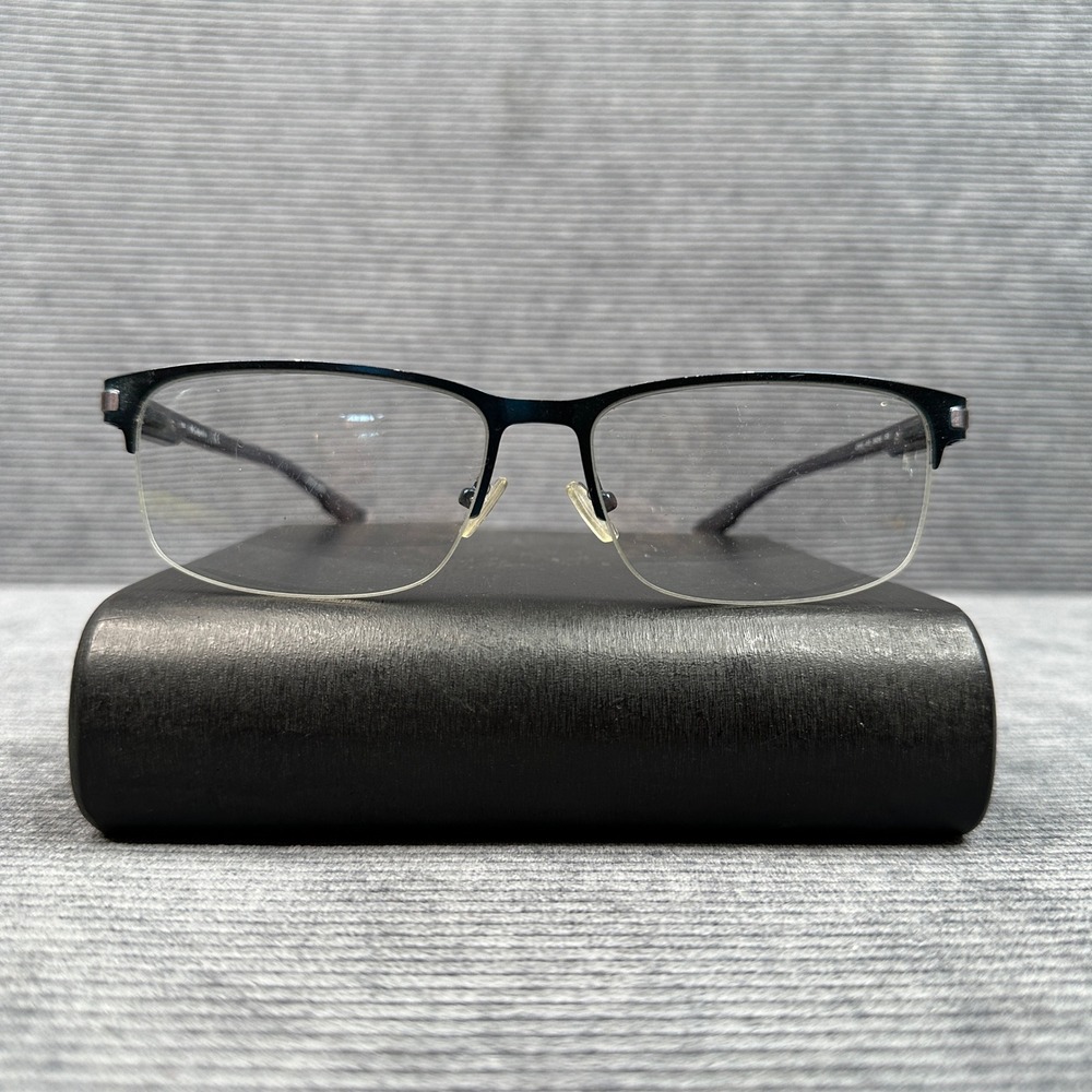 Columbia C3015 410 Navy Blue Semi Rimless Rectangular Eyeglass Frames 59-16-150